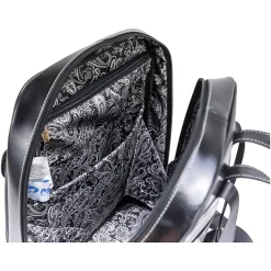 Backpacks<McKlein USA MOLINE Business Laptop/Tablet Backpack, Black (99665)
