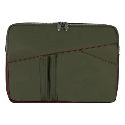 McKlein USA N Series CRESCENT Nylon Laptop Sleeve for 14" Laptops, Green (18331)