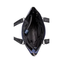 McKlein USA N Series EASTWARD Nylon Slim Briefcase, Navy/Black (18397)