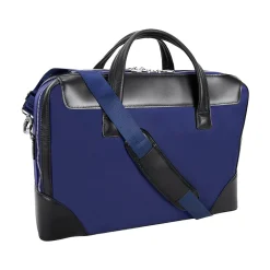 McKlein USA N Series HARPSWELL Nylon Pocket Briefcase, Navy (18567)