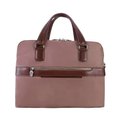 McKlein USA N Series HARTFORD Nylon Dual Compartment Briefcase, Khaki (18584)