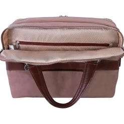 McKlein USA N Series HARTFORD Nylon Dual Compartment Briefcase, Khaki (18584)