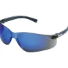 Eye Protection<Crews MCR Safety® BearKat® Safety Glasses, Blue-Mirror