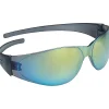 Eye Protection<Crews MCR Safety® Safety Glasses, Flexible Bayonet Temples, Coated, In/Out Clear-Mirror, Clear