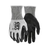 Work Gloves<MCR Safety Cut Pro Hypermax Fiber/Bi-Polymer Work Gloves, Salt-and-Pepper/Black, XS, Pair (92754BPXS)