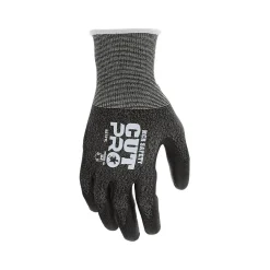 Work Gloves<MCR Safety Cut Pro Hypermax Fiber/Polyurethane Work Gloves, Black, S, Pair (92721S)