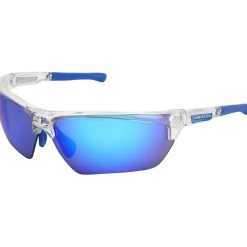 Eye Protection<MCR Safety Dominator DM3 Safety Glasses, Wraparound, Blue Diamond Mirror Lens (DM1328B)