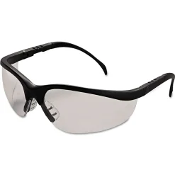 Eye Protection<MCR Safety Klondike® Adjustable Temple Safety Glasses, Clear Lens (KD110)