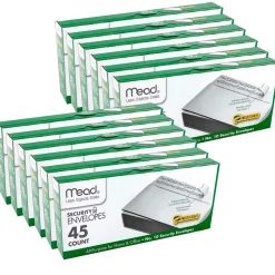 Mead Kraft Self Seal Security Tinted #10 Business Envelope 4 1/8" x 9 1/2", 45/Box, 12 Boxes/Bundle (MEA75026-12)* Security Tinted