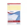 Mead Notepad, 5" x 8", Wide-Ruled, Canary, 50 Sheets/Pad, 4 Pads/Pack (59382) Hot