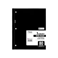 Mead Wireless Neatbook 1-Subject Notebooks, 8