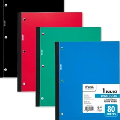 Mead Wireless Neatbook 1-Subject Notebooks, 8