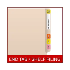 Medical Arts Press End Tab File Folder, Straight-Cut, Letter Size, Manila, 50/Box (S-01103-50-3) Discount