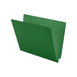 Medical Arts Press End Tab File Folder, Straight Cut, Letter-Size, Green, 100/Box (S-09241-GRN)