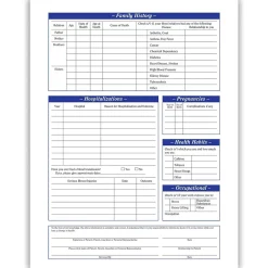 Discount ® Health History Form; Purple FormFamily™ Medical Forms
