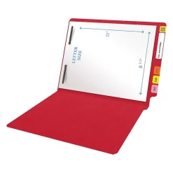 Medical Arts Press Heavy Duty End Tab File Folder, Straight-Cut, Letter Size, Red, 40/Box (S-09461-RED) Discount
