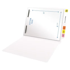 Medical Arts Press Heavy Duty End Tab File Folder, Straight-Cut, Letter Size, White, 40/Box (S-09461-WHT) Outlet