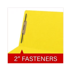 Medical Arts Press Heavy Duty End Tab File Folder, Straight-Cut, Letter Size, Yellow, 40/Box (S-09461-YLW) Best
