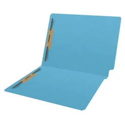 Medical Arts Press Heavy Duty End Tab File Folder, Straight Cut, Letter Size, Dark Blue, 40/Box (S-09459-DBL) Clearance
