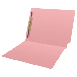 Medical Arts Press Heavy Duty End Tab File Folder, Straight-Cut, Letter Size, Pink, 40/Box (S-09461-PNK) Best