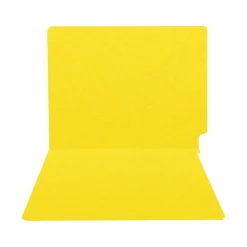 Medical Arts Press Heavy-Duty End Tab File Folder, Straight Cut, Letter-Size, Yellow, 40/Box (S-09458-YLW) Hot