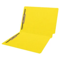 Medical Arts Press Heavy-Duty End Tab File Folder, Straight Cut, Letter-Size, Yellow, 40/Box (S-09459-YLW) Discount