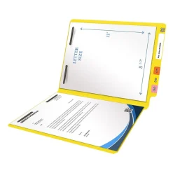 Medical Arts Press Heavy-Duty End Tab File Folder, Straight Cut, Letter-Size, Yellow, 40/Box (S-09459-YLW) Discount