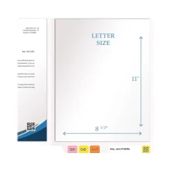 Medical Arts Press Heavy-Duty End Tab File Folder, Straight Cut, Letter-Size, White, 40/Box (S-09458-WHT) Online