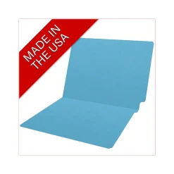 Medical Arts Press Heavy-Duty End Tab File Folder, Straight Cut, Letter-Size, Blue, 40/Box (S-09458-DBL) Discount
