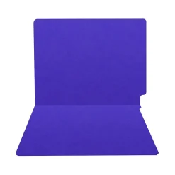 Medical Arts Press Heavy-Duty End Tab File Folder, Straight Cut, Letter-Size, Purple, 40/Box (S-09458-PRP) Clearance