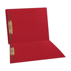 Medical Arts Press Kardex Reinforced End Tab File Folder, Straight Cut, Letter-Size, Red, 50/Box (F1180-RED)
