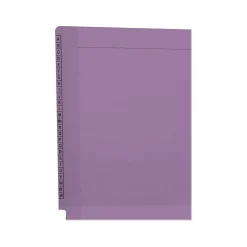 Medical Arts Press Kardex Match Reinforced End Tab File Folder, Straight Cut, Letter-Size, Lavender, 100/Box (F1170-LAV) New