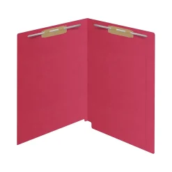 Medical Arts Press Kardex Match Reinforced End Tab File Folder, Straight Cut, Letter Size, Red, 50/Box (S-09484-RED) Discount