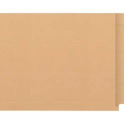 Medical Arts Press Kardex Match Reinforced End Tab File Folder, Straight Cut, Letter Size, Tan, 100/Box (S-09482-TAN) Sale