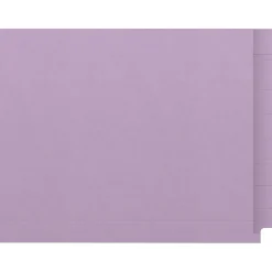 Medical Arts Press Kardex Match Reinforced End Tab File Folder, Straight Cut, Letter Size, Purple, 100/Box (S-09482-PRP) Discount