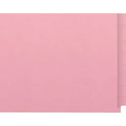 Medical Arts Press Kardex Match Reinforced End Tab File Folder, Straight Cut, Letter Size, Pink, 100/Box (S-09482-PNK) Best
