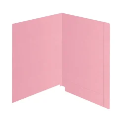 Medical Arts Press Kardex Match Reinforced End Tab File Folder, Straight Cut, Letter Size, Pink, 100/Box (S-09482-PNK) Best