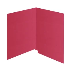 Medical Arts Press Kardex Match Reinforced End Tab File Folder, Straight Cut, Letter Size, Red, 100/Box (S-09482-RED) Hot