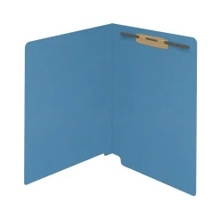Medical Arts Press Reinforced End Tab File Folder, Straight Cut, Letter Size, Blue, 50/Box (S-01501-BLU) Hot