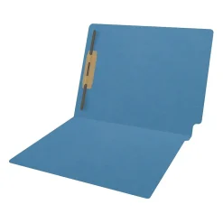 Medical Arts Press Reinforced End Tab File Folder, Straight Cut, Letter Size, Blue, 50/Box (S-01501-BLU) Hot