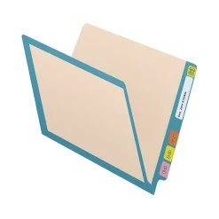 Medical Arts Press Reinforced End Tab File Folder, Straight-Cut, Letter Size, Manila/Blue, 50/Box (S-09473-BLU) Discount