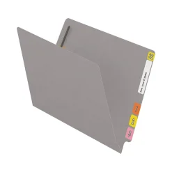 Medical Arts Press Reinforced End Tab File Folder, Straight Cut, Letter-Size, Gray, 250/Carton (S-01502-GRY-B) Online