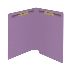 Medical Arts Press Reinforced End Tab File Folder, Straight Cut, Letter-Size, Lavender, 250/Carton (S-01502-LAV-B) New