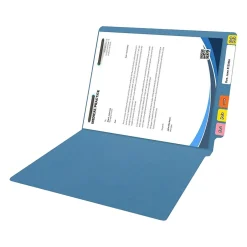 Medical Arts Press Reinforced End Tab File Folder, Straight Cut, Letter-Size, Blue, 50/Box (S-01601-BLU) Outlet
