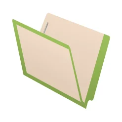 Medical Arts Press Reinforced End Tab File Folder, Straight-Cut, Letter Size, Manila/Green, 50/Box (S-09473-GRN) Hot