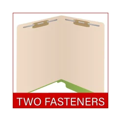 Medical Arts Press Reinforced End Tab File Folder, Straight-Cut, Letter Size, Manila/Green, 50/Box (S-09473-GRN) Hot