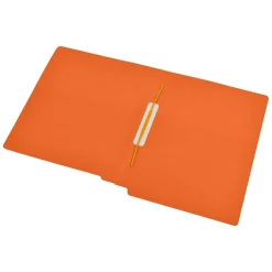 Medical Arts Press Reinforced End Tab File Folder, Straight Cut, Letter-Size, Orange, 50/Box (S-09168-ORG) New
