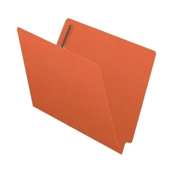 Medical Arts Press Reinforced End Tab File Folder, Straight Cut, Letter-Size, Orange, 50/Box (S-01501-ORG) Online