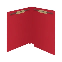 Medical Arts Press Reinforced End Tab File Folder, Straight Cut, Letter-Size, Red, 50/Box (S-01602-RED) Clearance