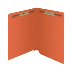 Medical Arts Press Reinforced End Tab File Folder, Straight Cut, Letter-Size, Orange, 250/Carton (S-01602-ORG-B) New